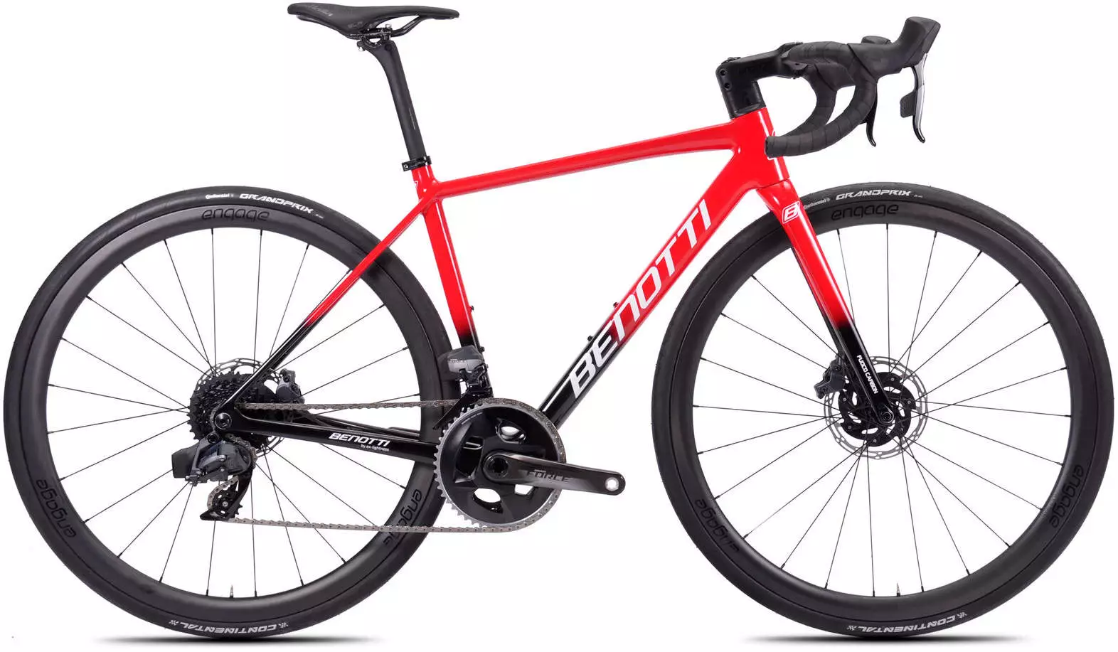 BENOTTI FUOCO Disc Carbon Red Edition, SRAM Force AXS Test