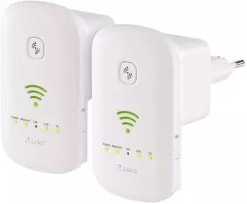 7links WLR-1100.ac Dualband-WLAN-Repeater 1200Mbps, Access Point & Router, 2er-Set (WLR-1100.ac)