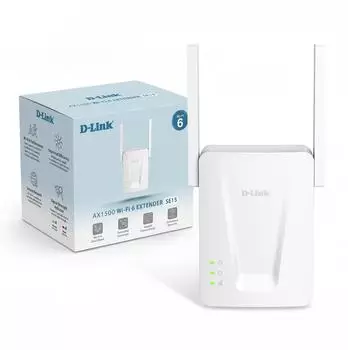 D-Link SE15 WLAN-Repeater Wi-Fi 6 AX1500 Dual Band (SE15/E)
