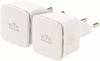 7links WLR-350.sm Mini-WLAN-Repeater 300Mbps, Access-Point, 2er-Set (NC7517)