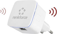 HAMA 53311, Hama N300 WLAN-Repeater, 2,4 GHz, f&uuml;r Steckdose, mit LAN-Anschluss...