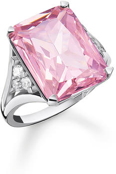 Thomas Sabo Ring mit pinken und weißen Steinen (TR2339-051-9)
