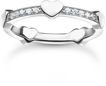 Thomas Sabo Ring Pavé mit Herzen (TR2391-051-14)