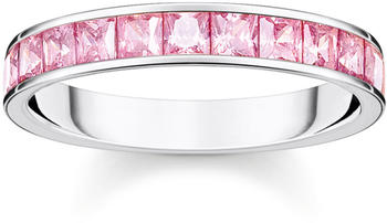 Thomas Sabo Ring mit pinken Steinen (TR2358-051-9)