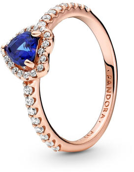Pandora Funkelndes blaues Erhabenes Herz Ring (188421C01)