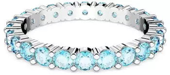Swarovski Matrix Ring Rundschliff blau
