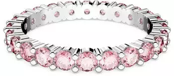 Swarovski Matrix Ring Rundschliff rosa