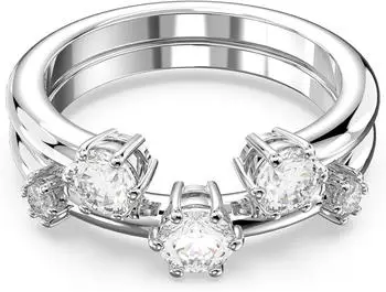 Swarovski Constella Ring (56409) weiß/rhodiniert