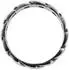 Kuzzoi Bandring Chunky Chain silber