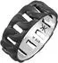 Kuzzoi Bandring Chunky Chain schwarz