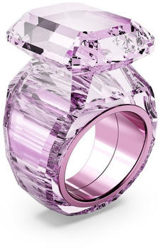 Swarovski Lucent Cocktailring Oktagon-Schliff rosa