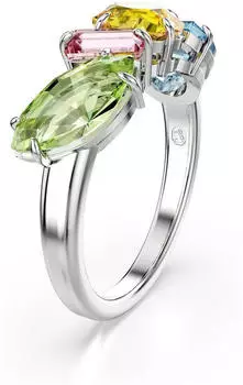 Swarovski Gema Ring Verschiedene Schliffe Mehrfarbig Rhodiniert