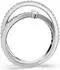 Swarovski Hyperbola Ring (5691231) white