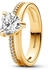 Pandora Doppelband Herz Ring (163100C01)