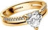 Pandora Doppelband Herz Ring (163100C01)