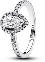 Pandora 192835C01 Damen Silberring Funkelnde Birne mit Heiligenschein