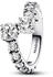 Pandora Glitzernder Überlappender Band-Ring (193149C01)