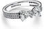 Pandora Funkelnde Schleife Doppelreihiger Ring (193552C01)
