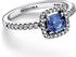 Pandora Funkelnder Eckiger Blauer Strahlenkranz Ring (193555C01)