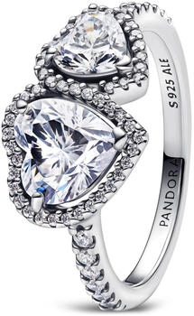 Pandora Funkelnder Strahlenkranz Herz Ring (193659C01)