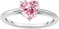 Thomas Sabo TR2476-051-9 Damen-Ring Pinkfarbenes Herz Silber
