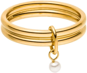 PURELEI Pure Pearl Anxiety Perlenring silber