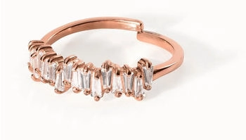 PURELEI Powder Ring Verstellbar ros&eacute;gold
