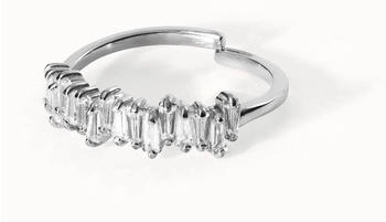 PURELEI Powder Ring Verstellbar silber
