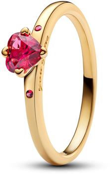 Pandora Raised heart ring Gold (168421C01)