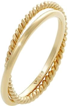Elli Wickelring Klassik Filigran Gedreht 925 Sterling Silber Gold (S0601711121)