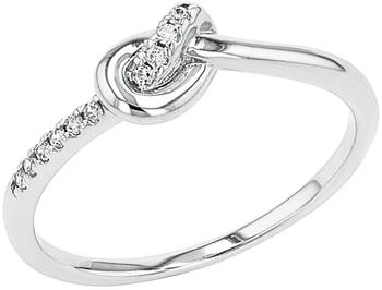 Amor Ring Knoten-Optik Silber 925 mit Zirkonia (2037264)