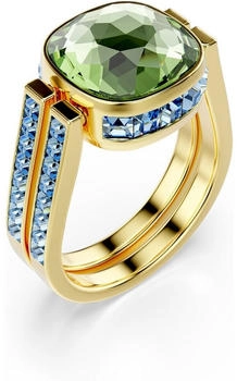 Swarovski Chroma Ring Kissenschliff Mehrfarbig Goldlegierungsschicht