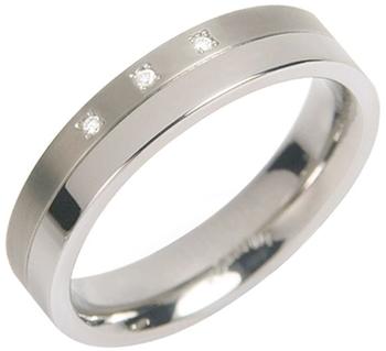 Boccia Titan Brillianten Edelmetallring (012903)