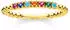 (TR2323-488-7) gold/colourful stones
