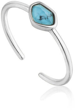 Ania Haie Turquoise Adjustable Silver Ring (R014-01H)