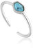 Ania Haie Turquoise Adjustable Silver Ring (R014-01H)