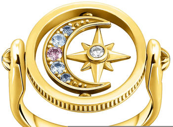 Thomas Sabo Royalty Stern & Mond Ring gold