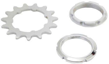 Miche Pista Pinion With Bracket And Ring Nut Silber 1s / 14t