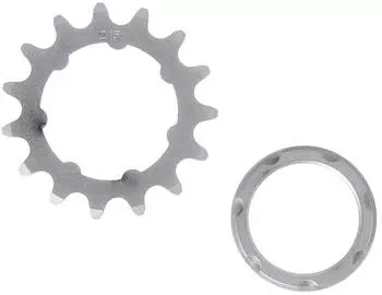 XLC Single Speed Ritzel 1/8", 15 Zähne, matt verchromt (2502475100)