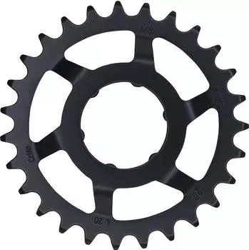 KMC Steck-Zahnkranz 27 Zähne 1/2" x 1/8" CrMo, schwarz (03378577)