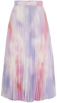Hugo Boss Bedruckter Plissee-Rock aus Krepp-Georgette - Style C_Vlissole 50511801 Lila gemustert