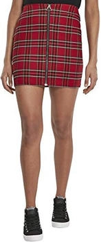 Urban Classics Ladies Short Checker Skirt Red/blk (TB2845-00200-0042) red/black