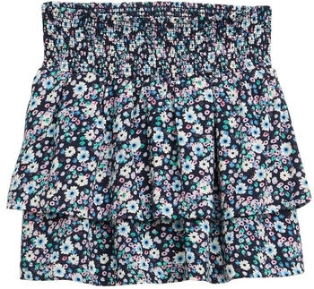 Tom Tailor Mini-Rock mit Allover-Print blue multicolor flower print / (1045135_37131)