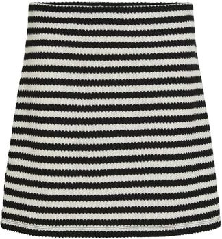 Vila VIMATA HW SHORT SKIRT/PB (14103882-Black Beauty Stripes:BIRCH)