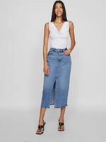 Vila Jeansrock "VIJAF HW MIDI DENIM SKIRT-NOOS"