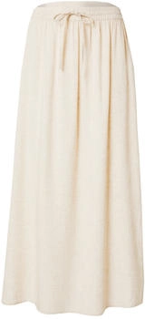 Pieces PCPIA MW ANKLE SKIRT WVN NOOS beige (17151888-Birch Detail:MELANGE)