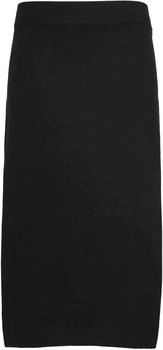 s.Oliver Elastischer Midi-Strickrock im Slim Fit schwarz 2154194.9999.