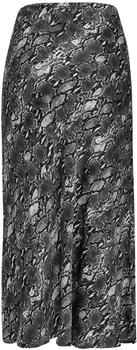 s.Oliver Ausgestellter Satinrock mit Elastiktape grau 2159997.98A2.