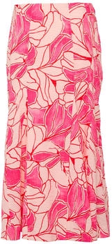 s.Oliver Femininer Bahnen-Rock aus Baumwolle mit All-over-Print pink|mehrfarbig 2164353.09A0.