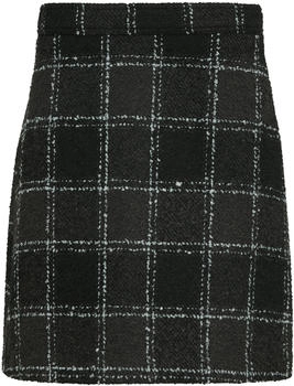 s.Oliver Kurzer Bouclé-Rock mit Musterung schwarz 2155401.99N5.